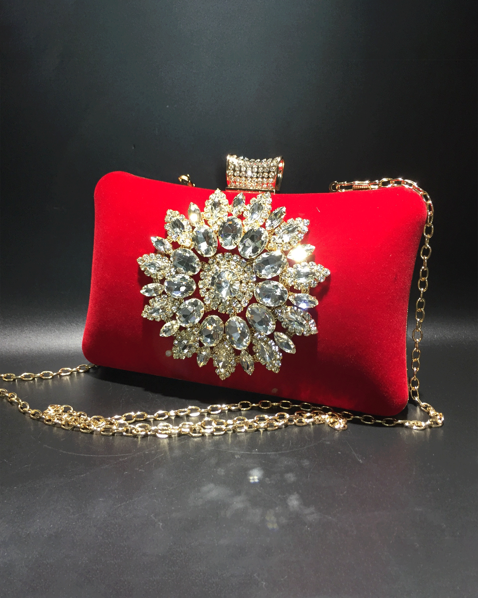 Austria Rhinestones Evening Handbags