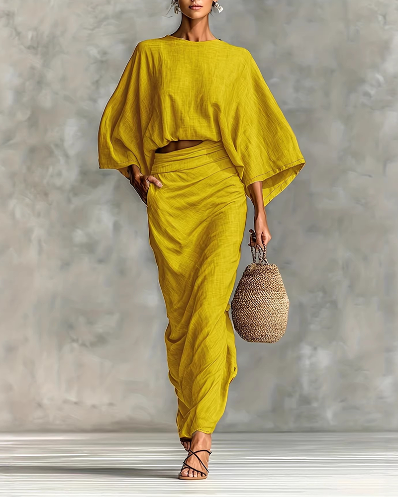 Quiet Poise Skirt Set