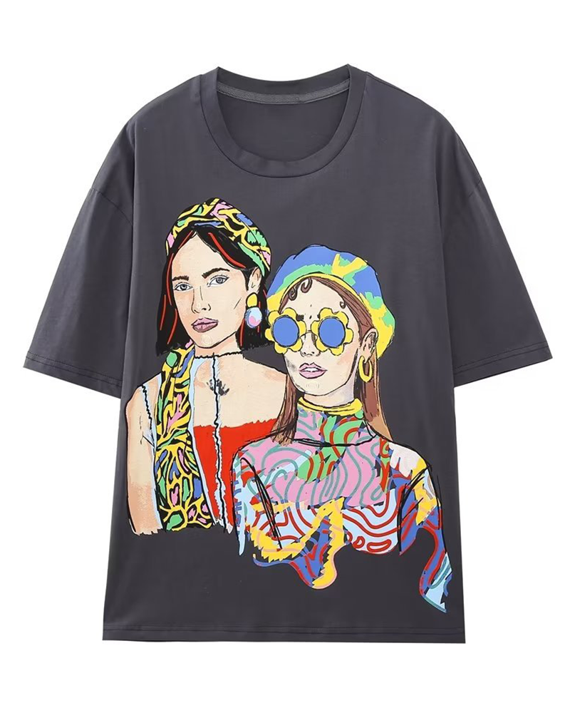 Boho groovy t-shirt