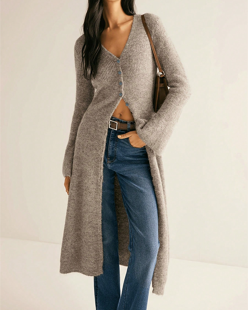 Elegant Muse Long Cardigan