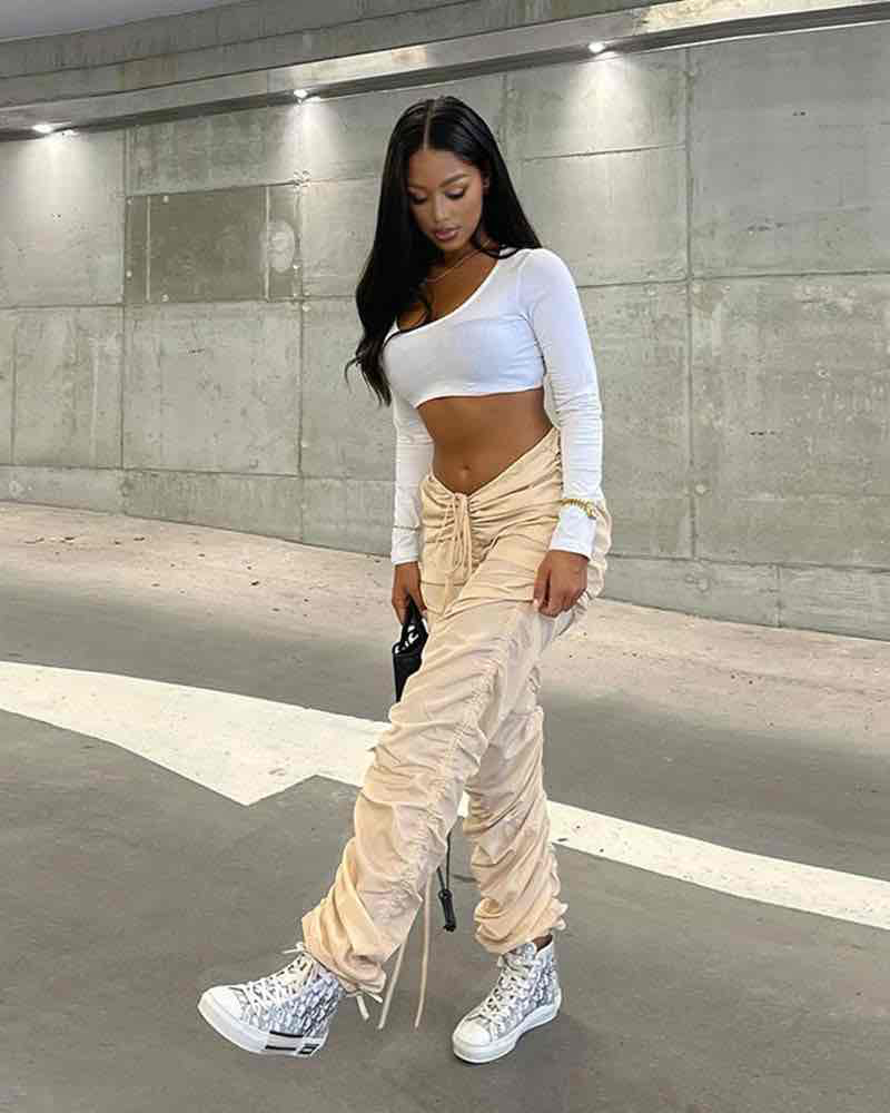 casual small-leg pants