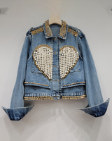 Rock my pearls jean jacket