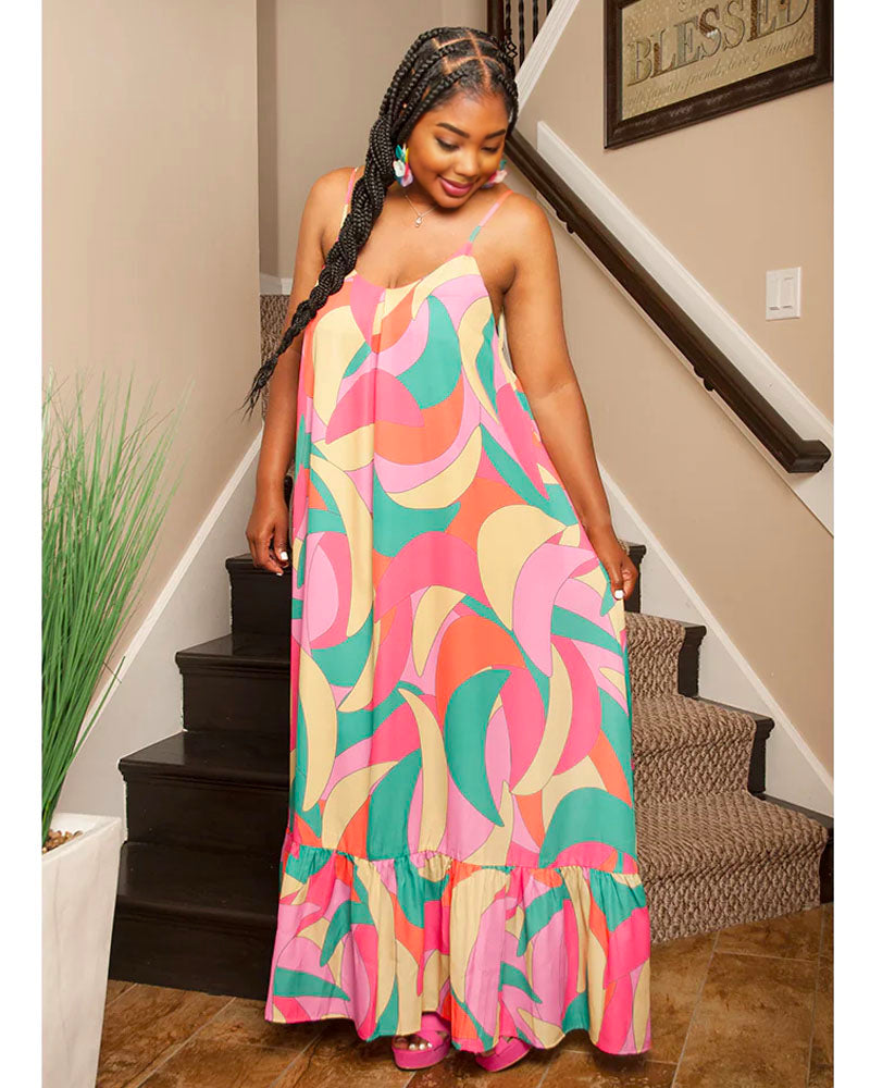 Tropical Vibes Maxi Dress