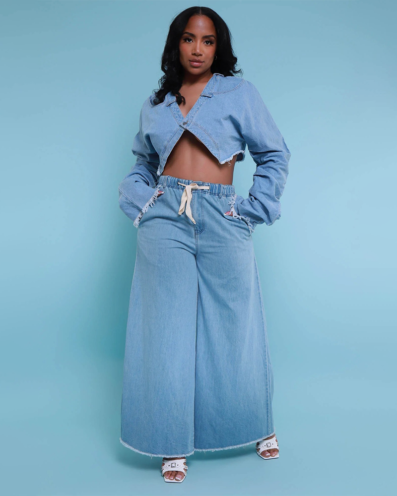 ECLECTIC THOUGHTS DENIM SET