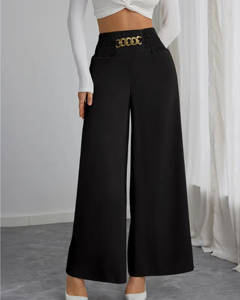 Metal Accent Pants
