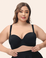 WOMEN'S FULL FIGURE UNDERWIRE CONTOUR MULTIWAY STRAPLESS BRA