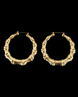 Oversized Bamboo Earrings