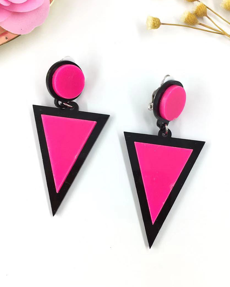 Acrylic Retro Earrings