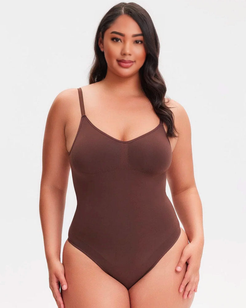 Tummy Control Backless Bodysuit