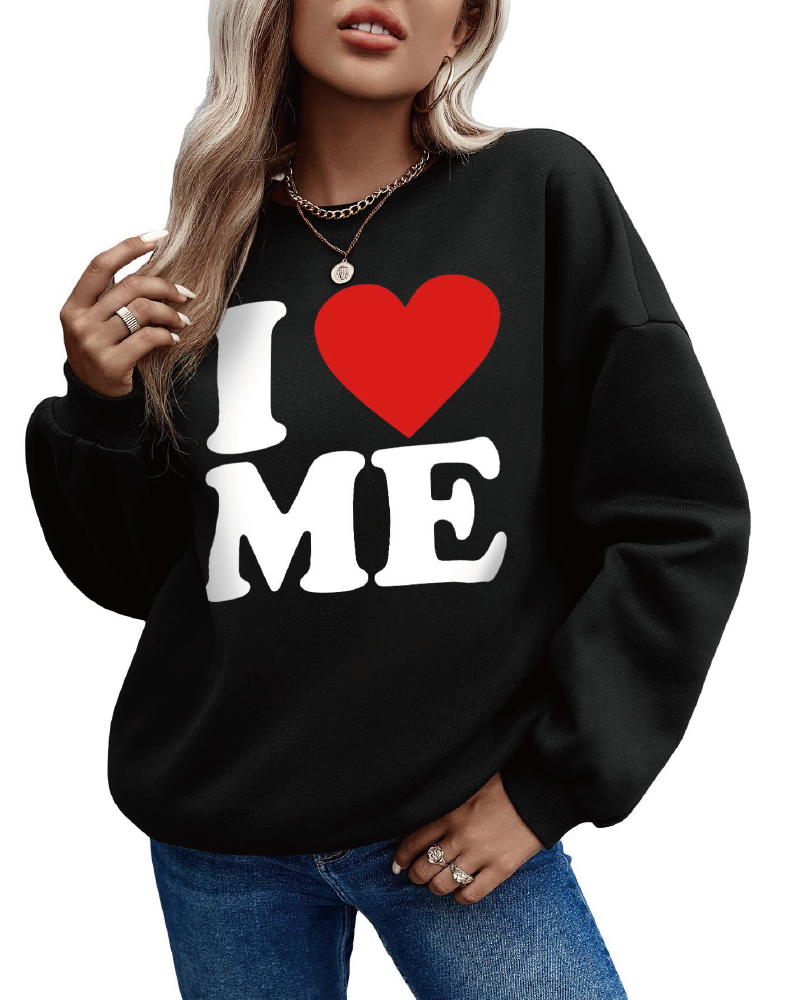 I Love Me Heart Maine Sweatshirt