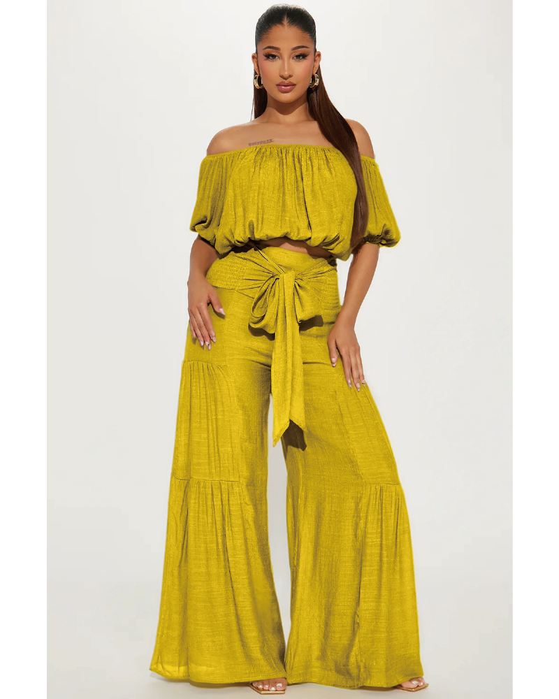 Take Me On A Vacay Pant Set