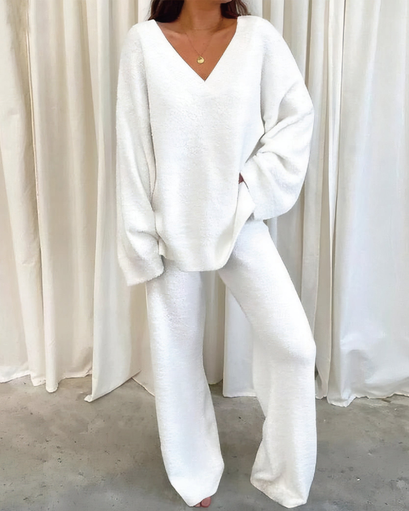 Ultra-Cozy Fuzzy Lounge Set