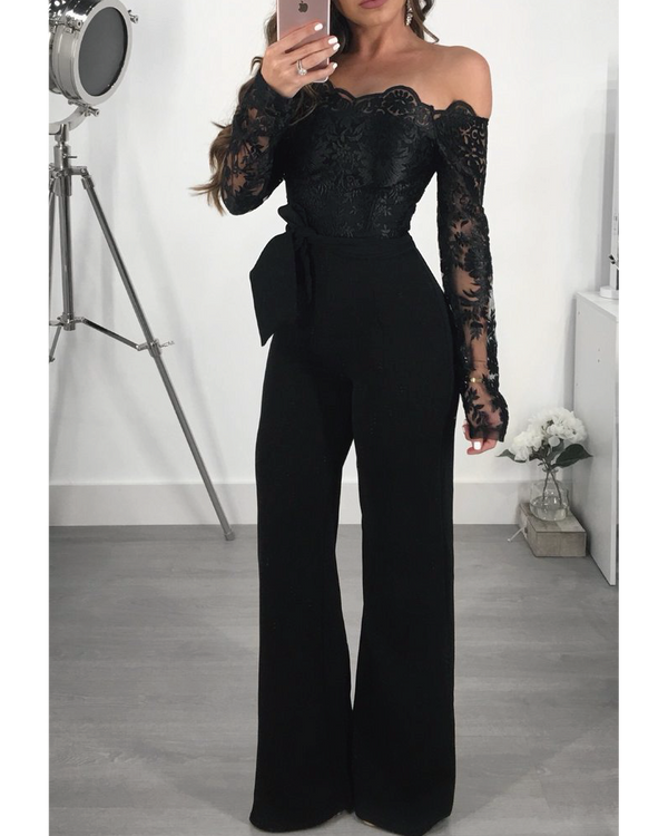 Elegant Lace Jumpsuit