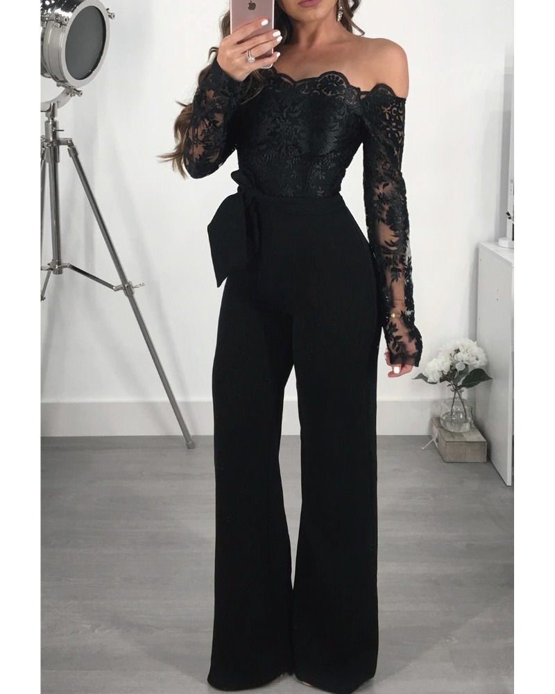 Elegant Lace Jumpsuit