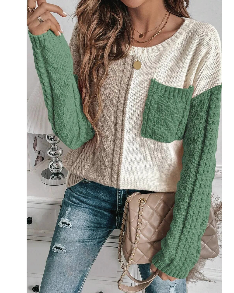 Johnnie Colorblock Sweater