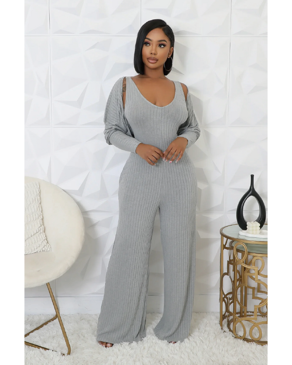 2pc New Story Jumpsuit Set