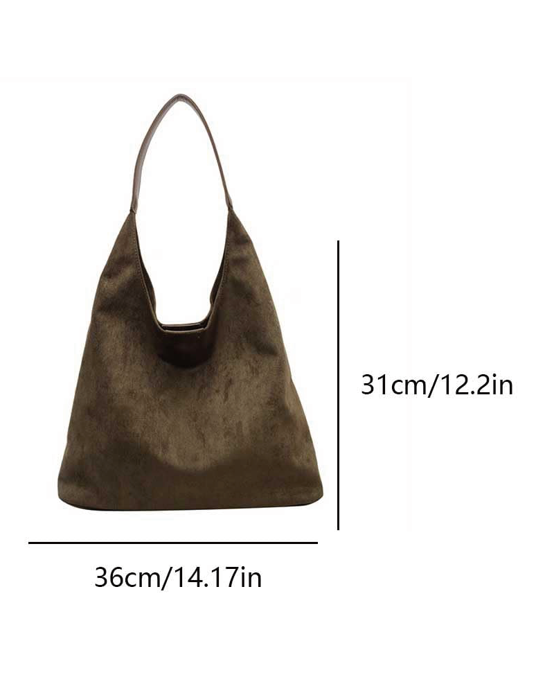 Suede Leather Tote