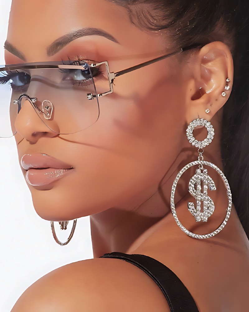 Money Stud Earrings