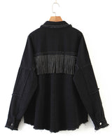 Stylish fringed jacket