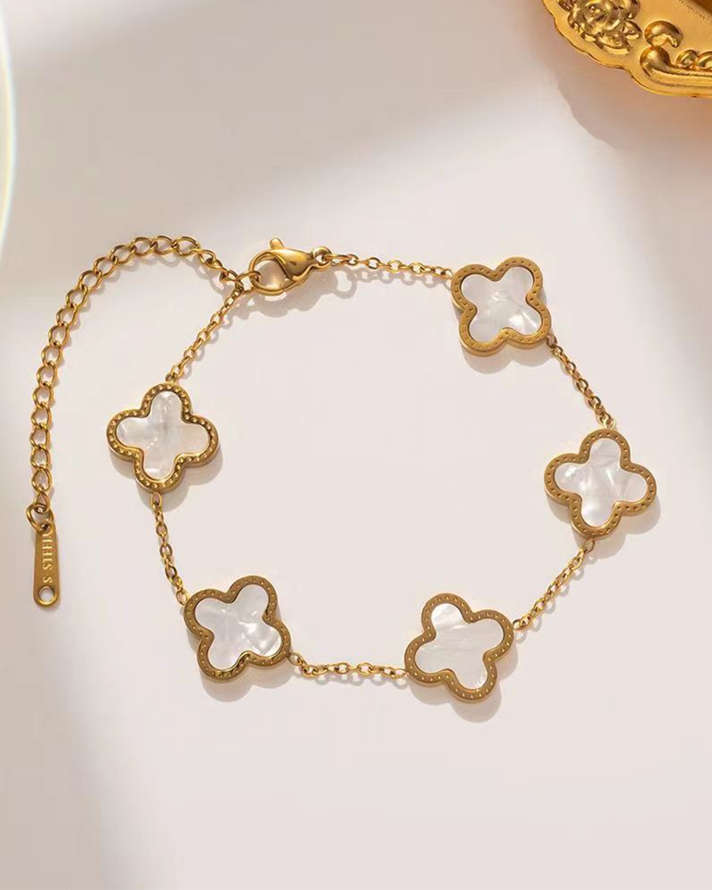 Four-Leaf Clover Bracelet