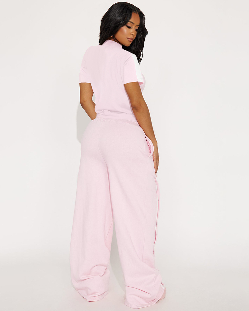 Sara Fleece Track Pant Set