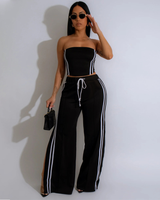 Lined & Cropped Jogger Set