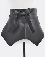 FAUX LEATHER SKIRT BELT