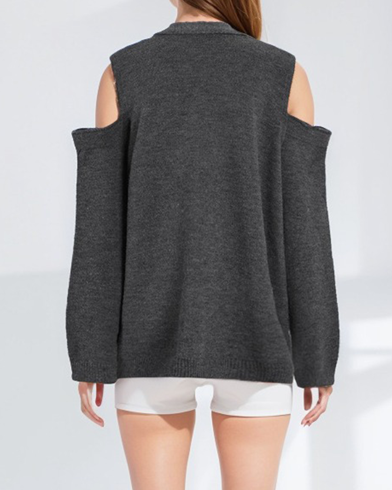 NEUTRAL CODE KNIT CARDIGAN