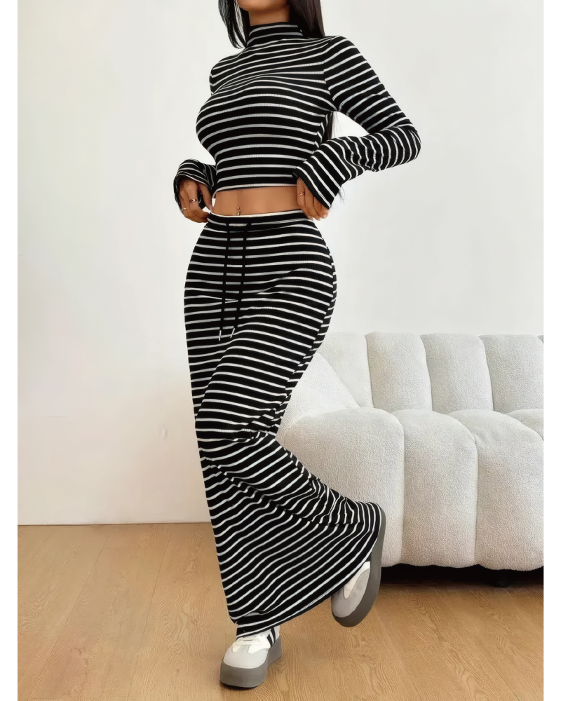 Ensemble Chic Urbain Skirt Set