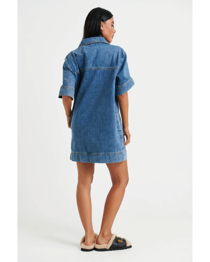 Rhythm Mini Denim Dress