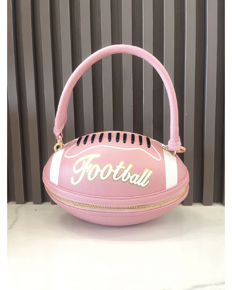 Football-Shaped Clutch