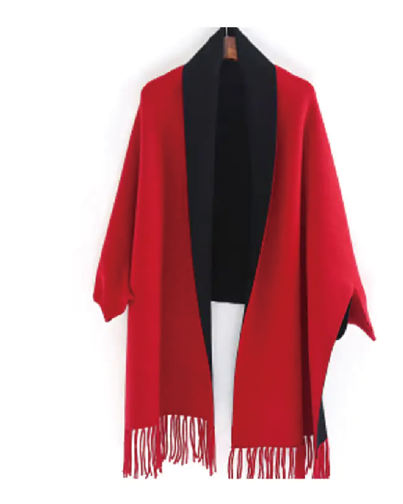 Aesthetica Two-Toned Shawl Coat