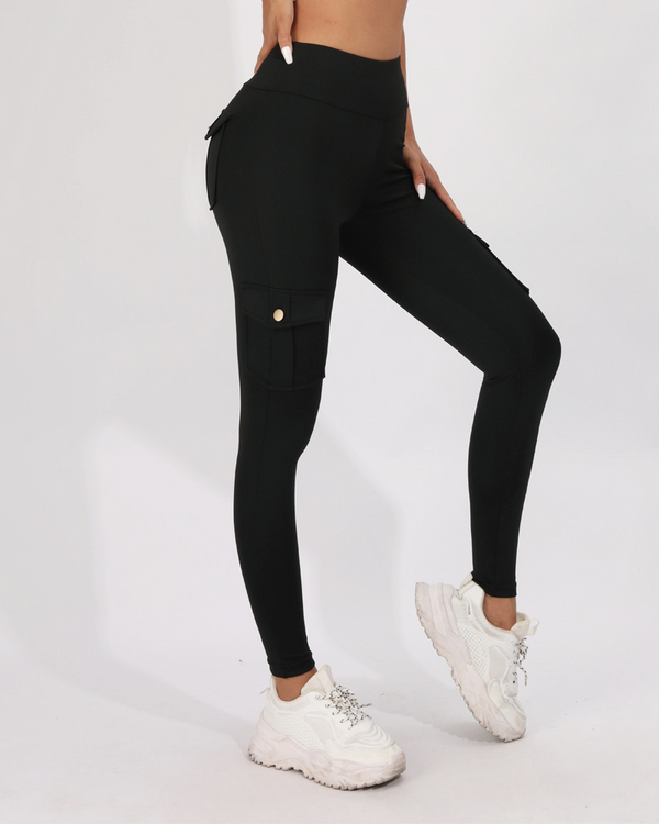 Pocket Design Butt Lifting Active Legging