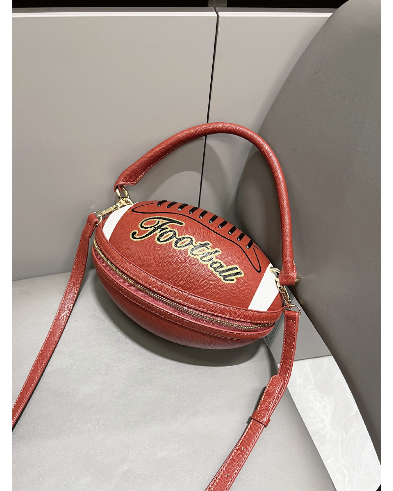 Football-Shaped Clutch