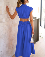 Elegant High Neck Dress