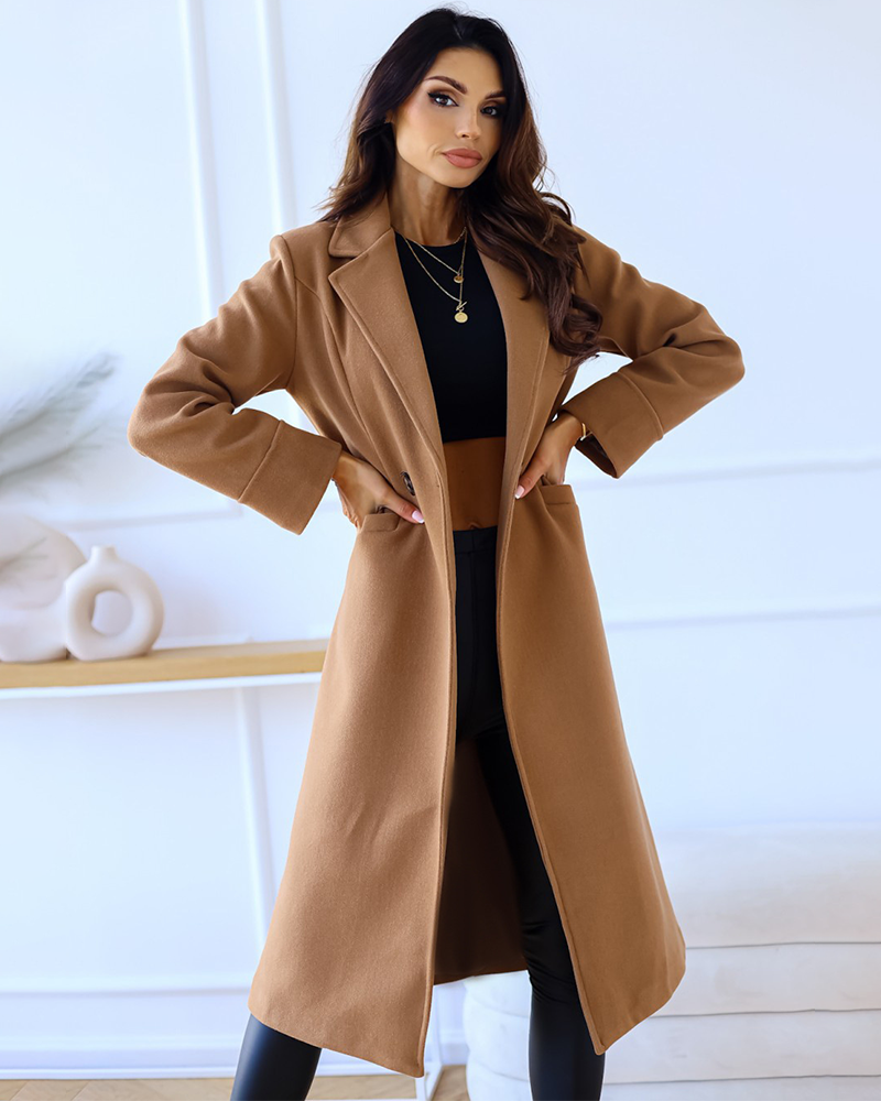 Elite Style Wool Overcoat