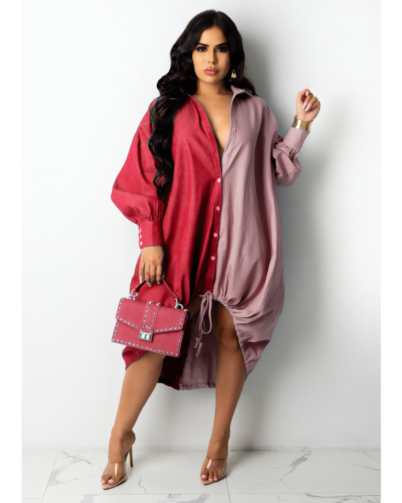 Easy Shift Shirt Dress