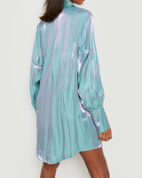 Dreamy Shimmer Shirt Dress