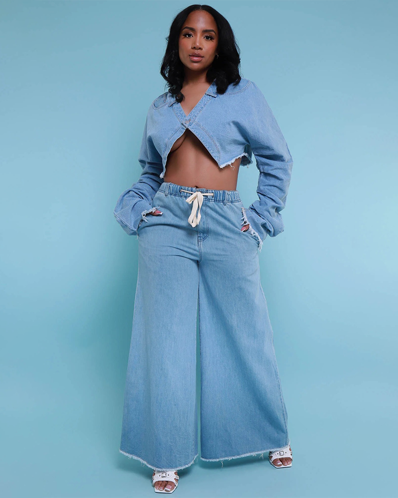 ECLECTIC THOUGHTS DENIM SET