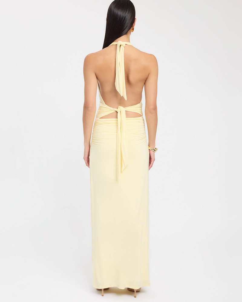 Bare Back Statement Dress