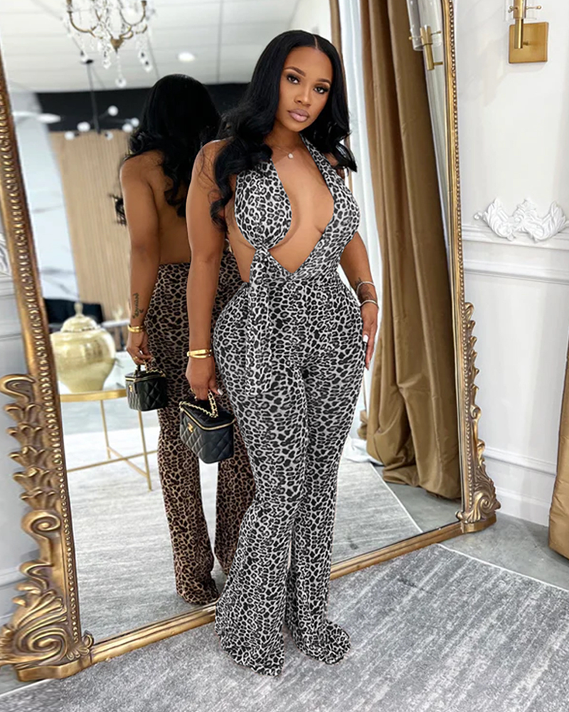 Spicy Print Jumpsuit