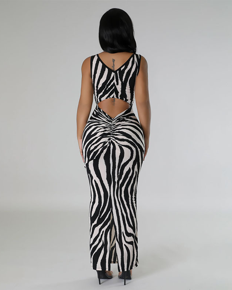 versatile zebra dress