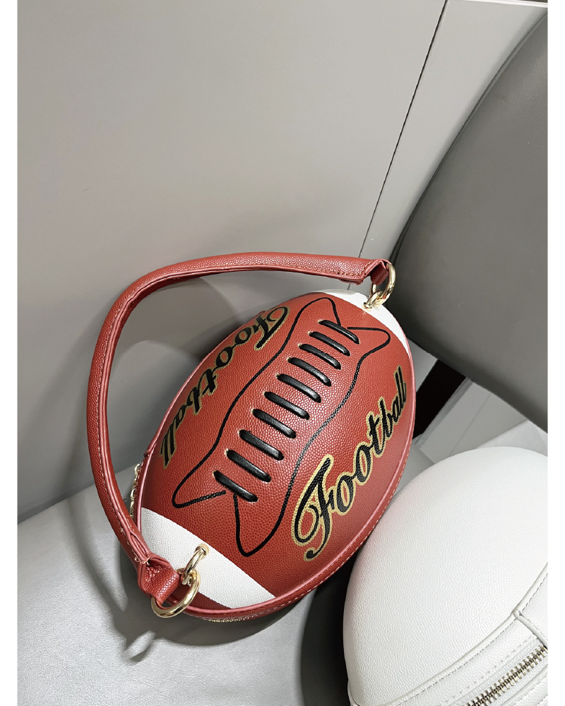 Football-Shaped Clutch