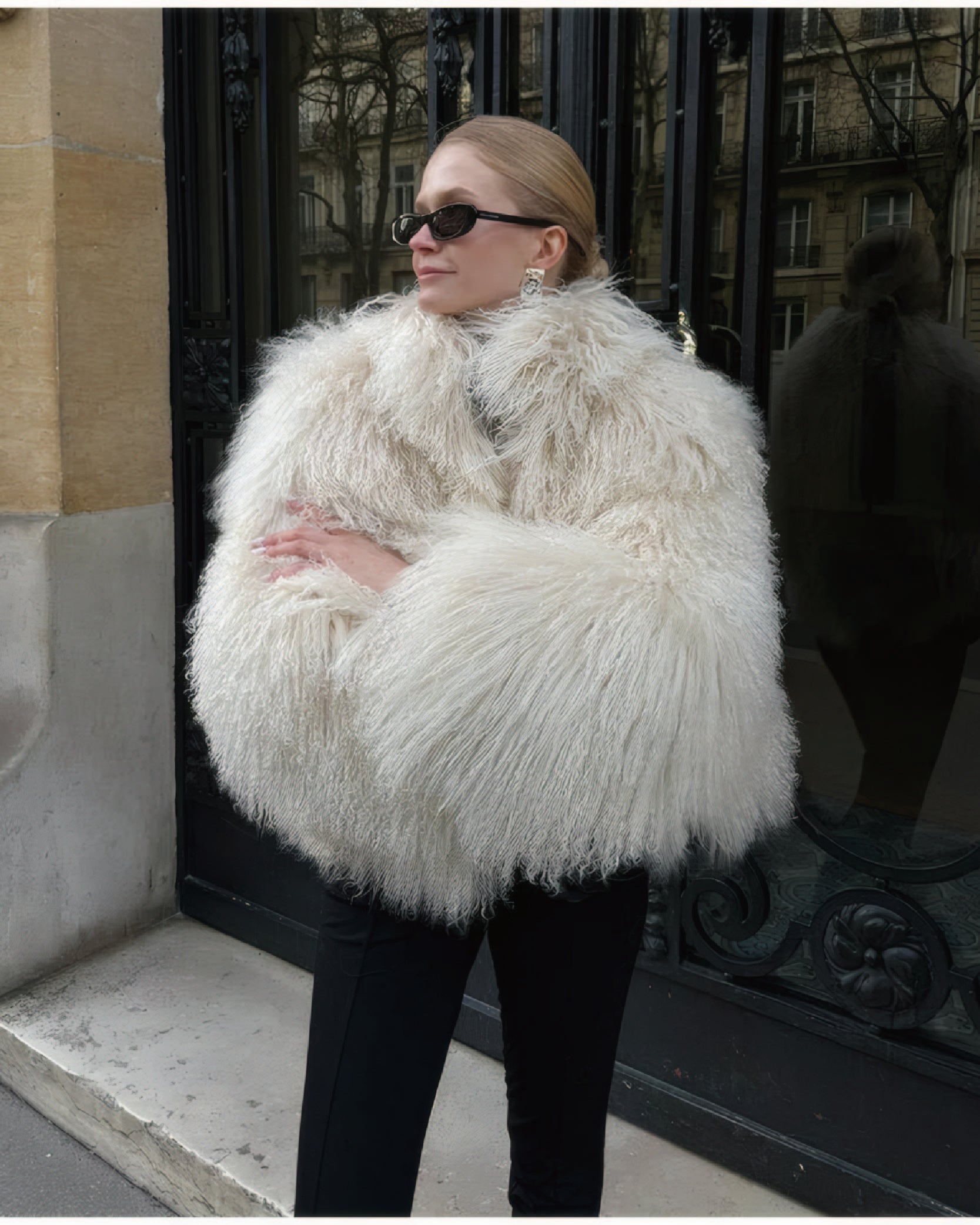 Shaggy Faux Fur Jacket