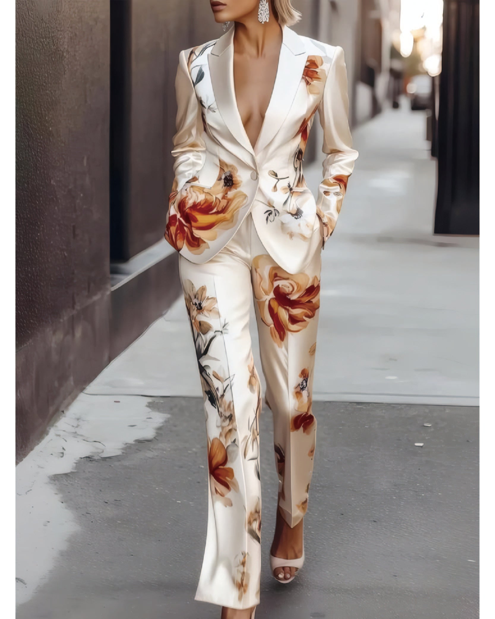 Poppy Blazer Suit Set