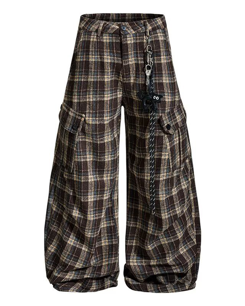 The Plaid Utility Edit Pants