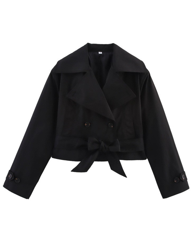 Double Button Elegance Jacket