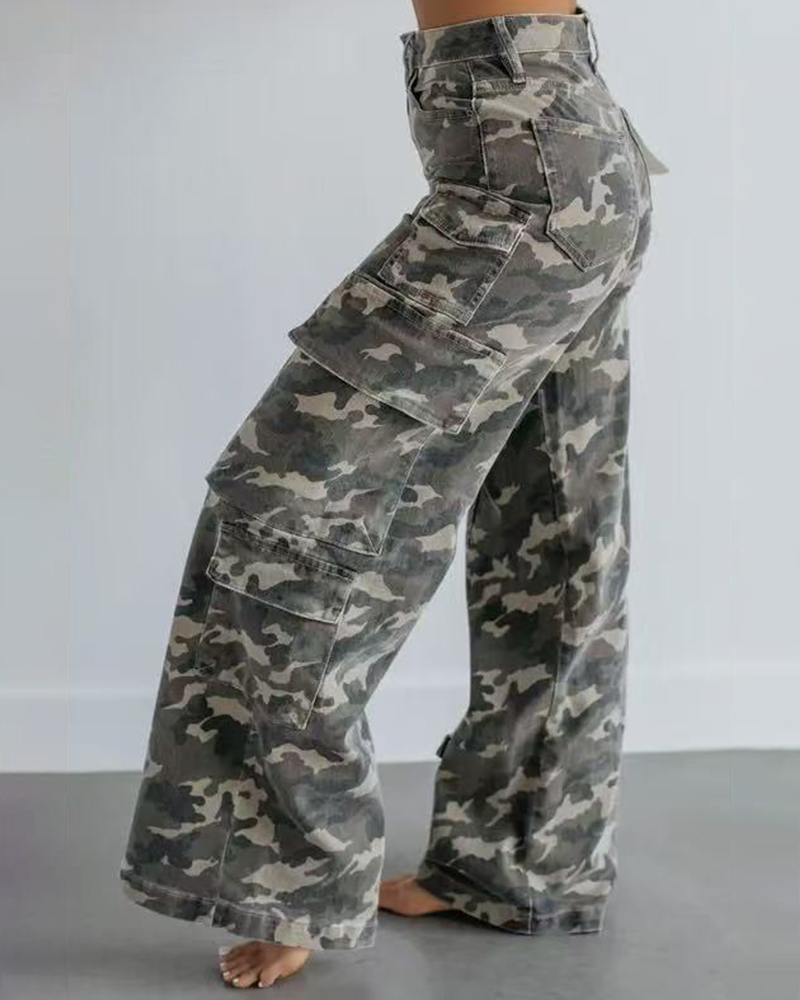 Wild Girl Cargo Denim Jeans