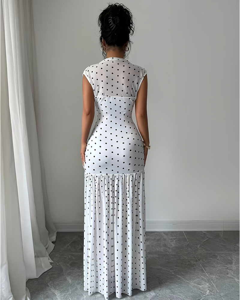 Polka Muse Maxi Dress