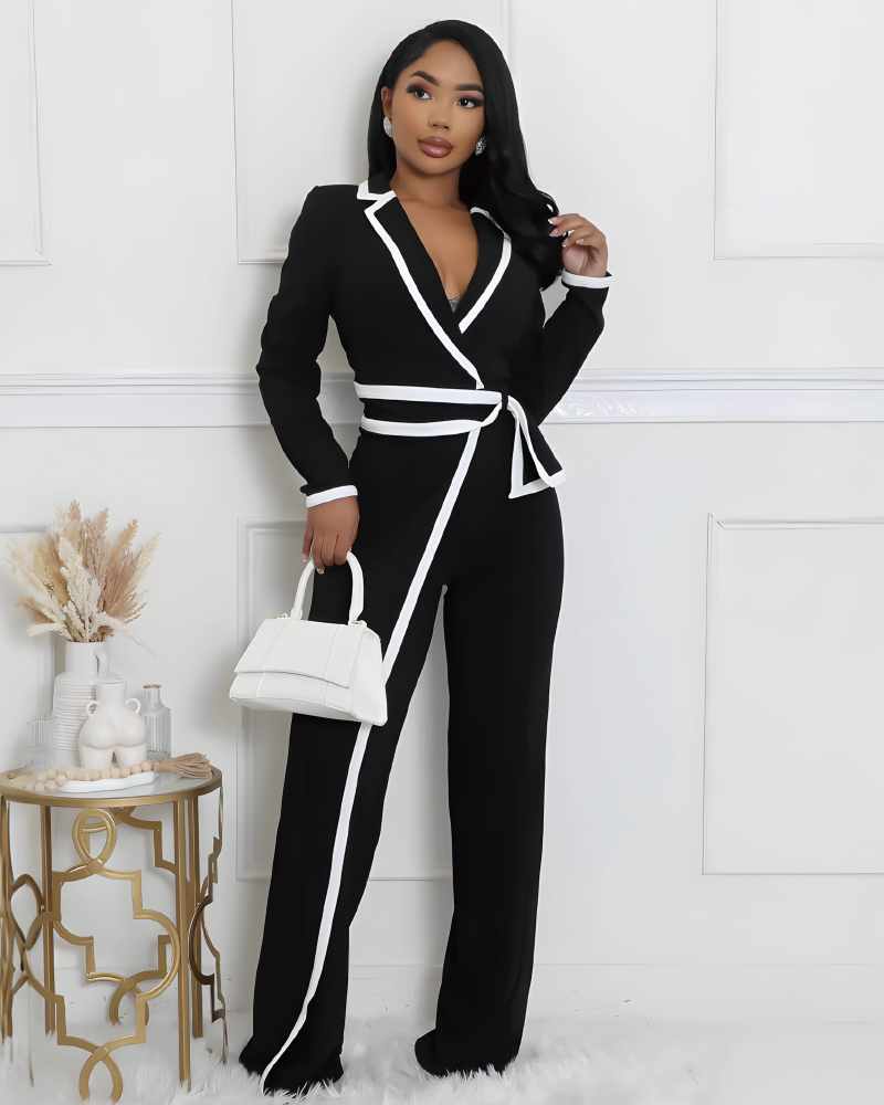 True Boss Long Sleeve Jumpsuit